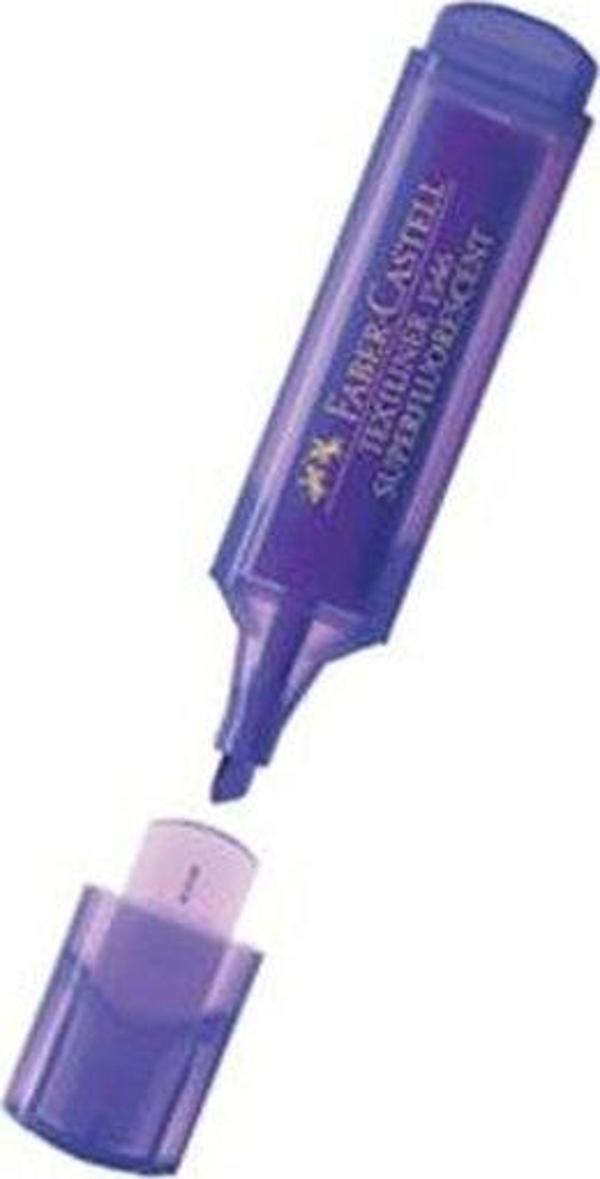 Faber-Castell Seffaf Gövde Fosforlu Kalem 1546 Mor 5030154636 - Image 1