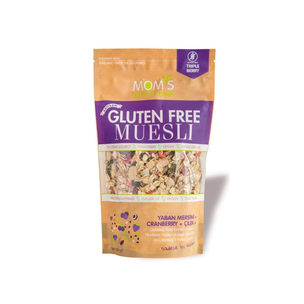 Mom´s Glutensiz Musli Yaban Mersini Çilek 300 gr - Image 1