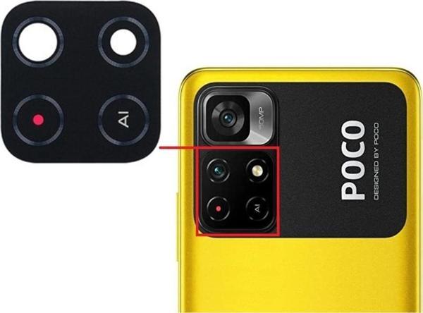 Xiaomi Poco M4 Pro 5G Uyumlu Kamera Lensi Camı Küçük 21091116AG MZB0BGVIN - Image 1