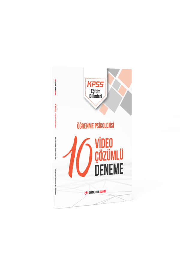 Dijital Hoca Akademi 2023 Kpss Eğitim Bilimleri Öğrenme Psikolojisi Çözümlü 10 Deneme - Dijital Hoca Akademi - Image 1