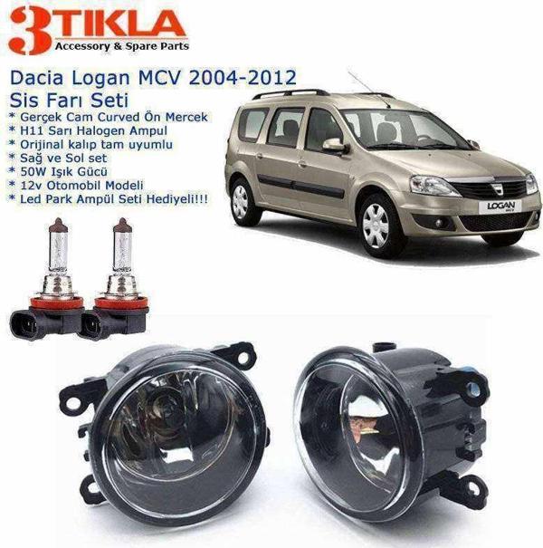 Dacia Logan MCV 2004 Sis Farı Set Oem: 8200074008 - Image 1