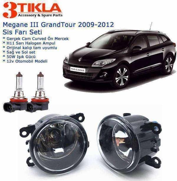 Renault Megane III SW 2011 Sis Farı Set Oem: 8200074008 - Image 1
