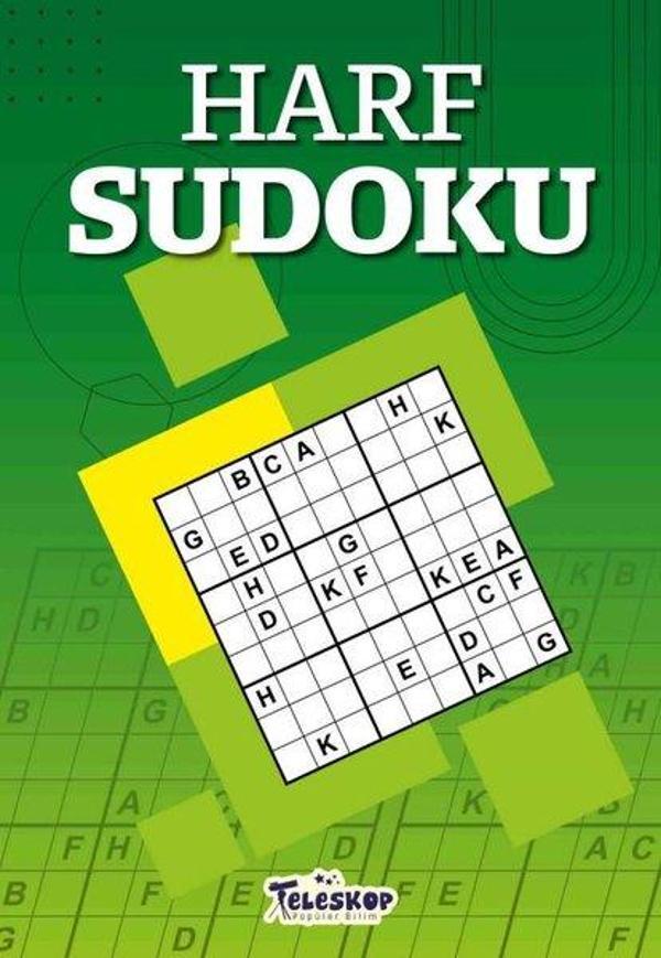 Teleskop Popüler Bilim Harf Sudoku - Teleskop Popüler Bilim - Image 1