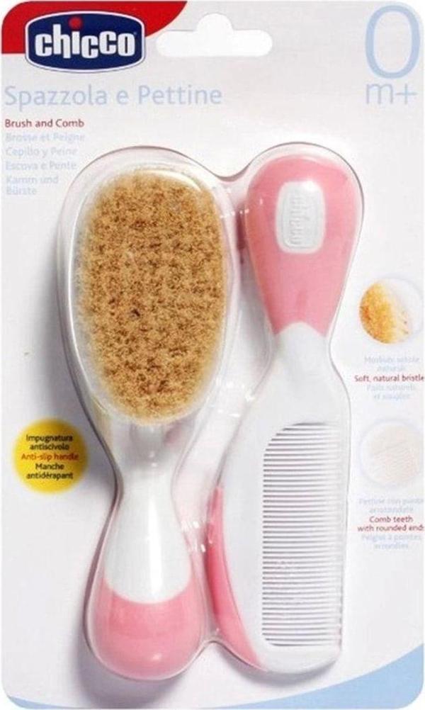 Chicco Bebek Yumuşak Fırça Tarak Seti 0 Ay+ ( Teklidir ) - Image 1