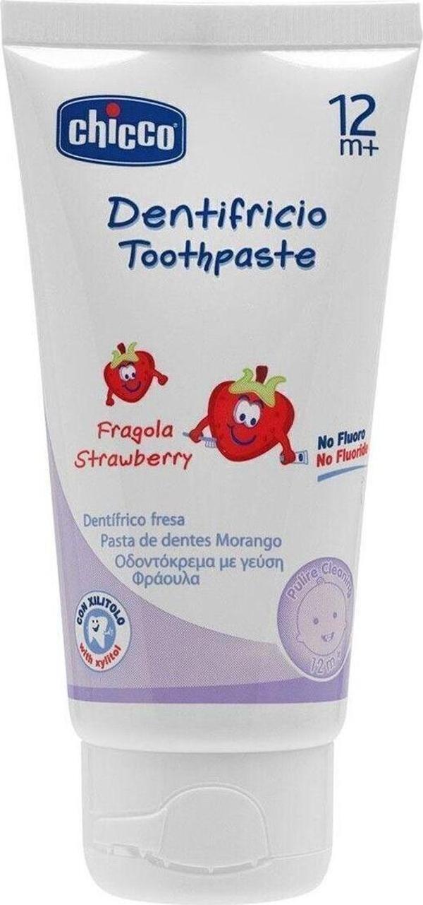 Chicco Çilekli 12 Ay 50 Ml Diş Macunu - Image 1