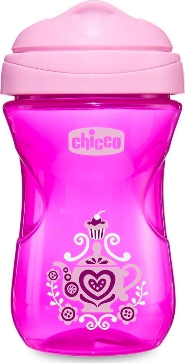 Chicco Pembe Renkli Easy Ileri Seviye Bardak 12+ - Image 1