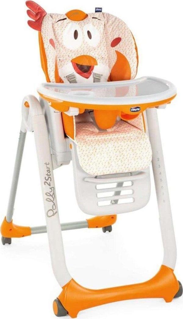 Chicco Polly2Start Mama Sandalyesi Süslü Tavuk - Image 1