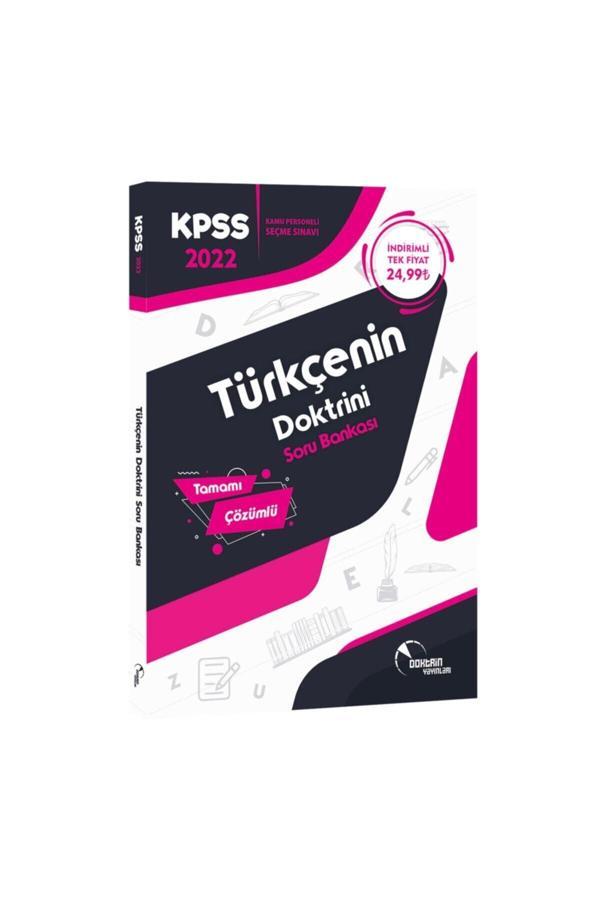 Doktrin Yayınları 2022 KPSS Türkçenin Doktrini Çözümlü Soru Bankası - Doktrin Yayınları - Image 1