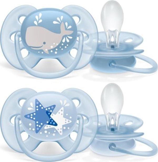 Philips Avent Scf223/03 Ultra Soft Silikon Emzik 6-18 Ay Erkek - Image 1