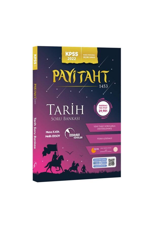 Doktrin Yayınları 2022 KPSS Tarih PAYİTAHT 1453 Video Çözümlü Soru Bankası - Doktrin Yayınları - Image 1