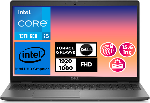 DELL Latitude 3540 i5-1235U 8GB 512GB SSD 15.6" FHD UBUNTU Taşınabilir Bilgisayar N049L354015U - Image 1