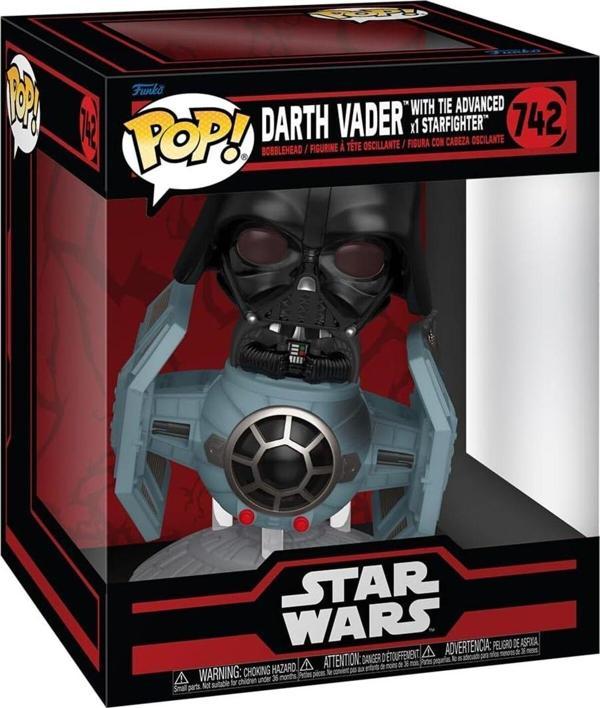 Funko Pop Rides Deluxe Disney Star Wars Dark Side - Darth Vader With Tıe Advanced X1 - Image 1