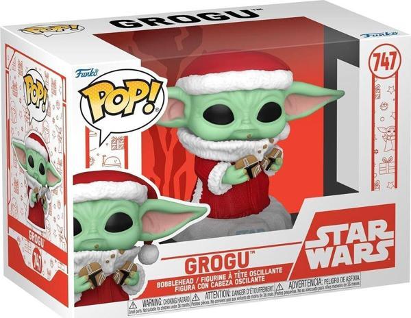 Funko Pop Star Wars Holiday - Grogu With Christmas Cookie - Image 1