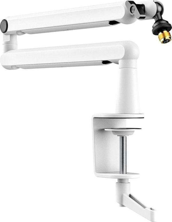 Fifine Bm88 360° Ayarlanabilir Profesyonel Beyaz Mikrofon Standı - Image 1