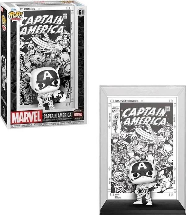 Funko Pop Comic Cover: Marvel'S 85Th - Captain America Karakter Figür Oyuncak - Image 1