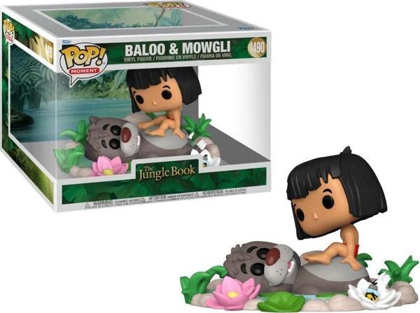 Funko Pop Moments The Jungle Book - Baloo & Mowgli No:1490 - Image 1