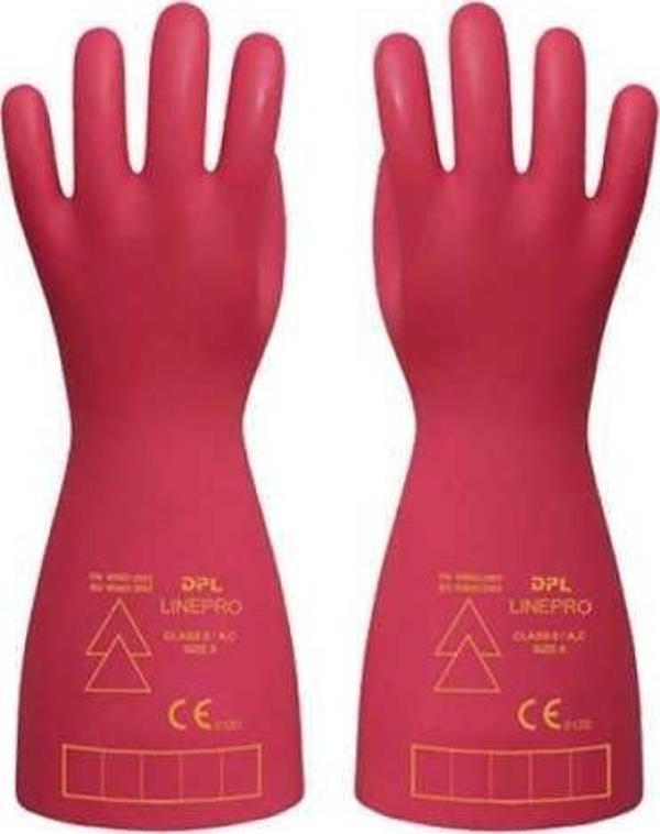 1 Çift  Elektrikçi Eldiveni  Class 0 Doğal Kauçuk Eldiven Starline Lınepro 1000v.Ac 5000v.Ac - Image 1