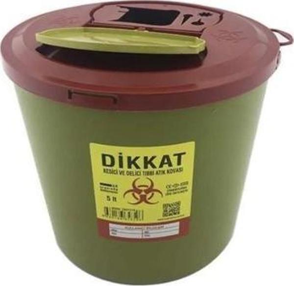 Telkar Tıbbi Atık Kutusu 5lt - Ta00500 - Image 1