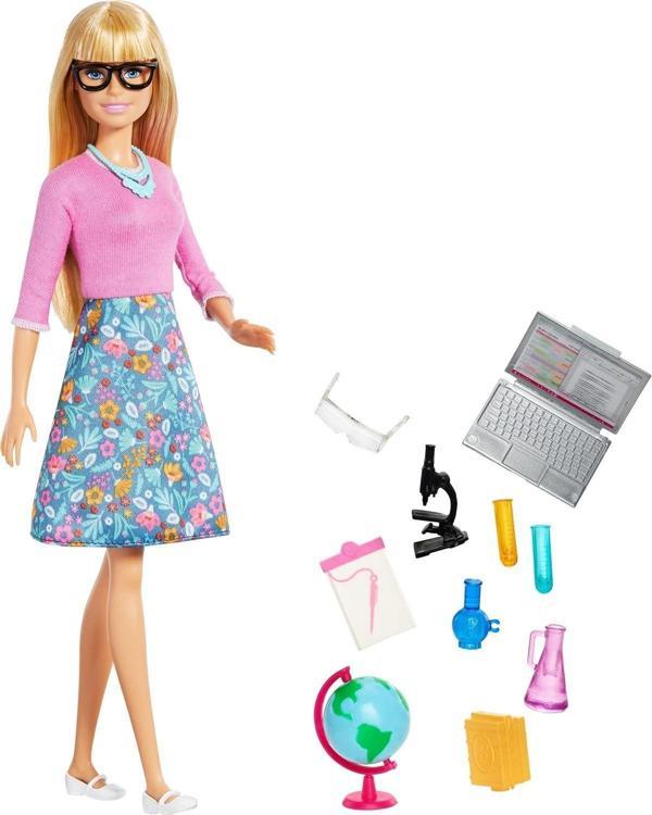 BARBİE TEACHER DOLL KARİYER BEBEKLERİ ÖĞRETMEN BEBEK GJC23 - Image 1