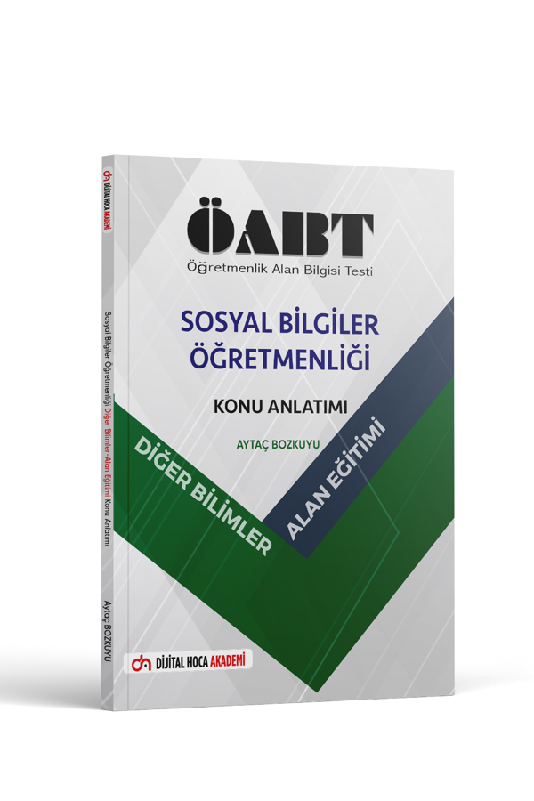Dijital Hoca 2023 ÖABT Sosyal Bilgiler Diğer Bilimler-Alan Eğitimi Konu Anlatımı - Dijital Hoca - Image 1