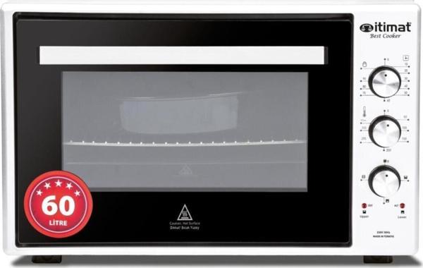 İtimat 8060 Köşeli Beyaz 60Lt Mini Fırın - Image 1