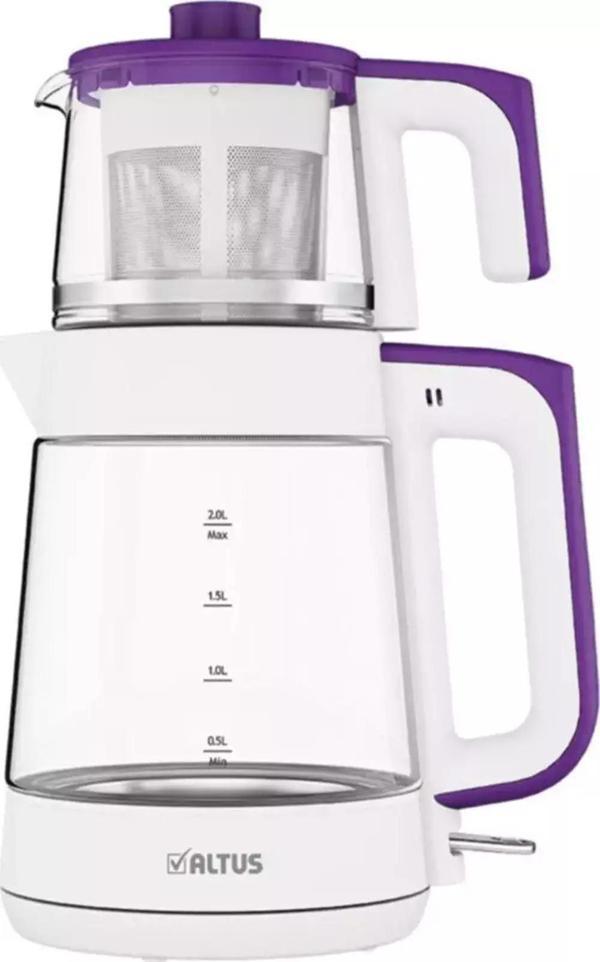 Altus AL 796 B 1900 W Beyaz Cam Çay Makinesi - Image 1