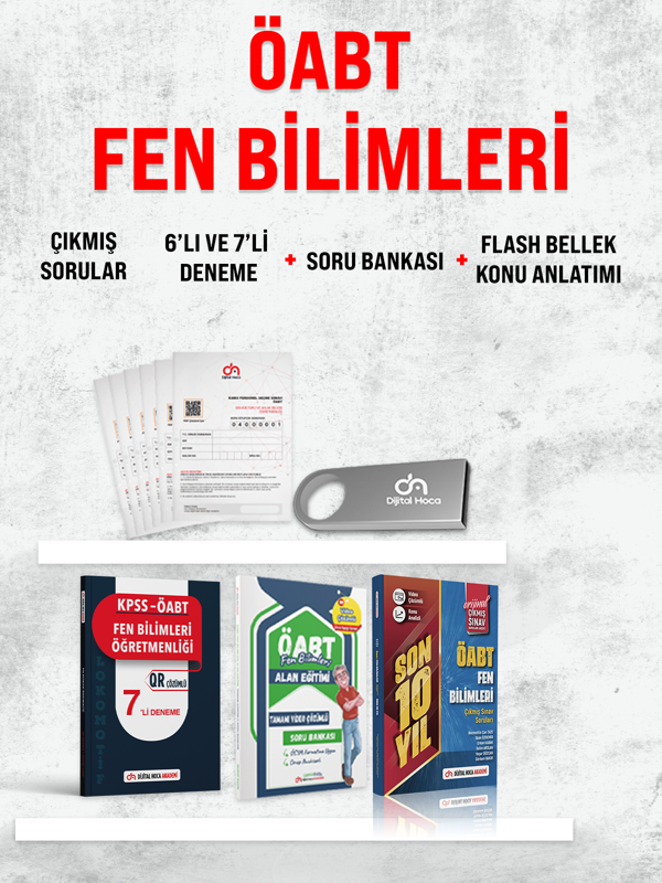 Dijital Hoca Akademi ÖABT Fen Bilimleri Muhteşem Beşli Set - Dijital Hoca Akademi - Image 1