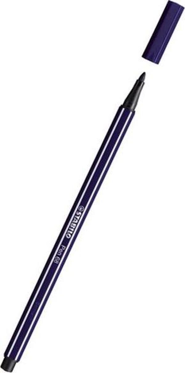 Stabilo Pen 68 Fineliner Koyu Lacivert Kalem - Image 1