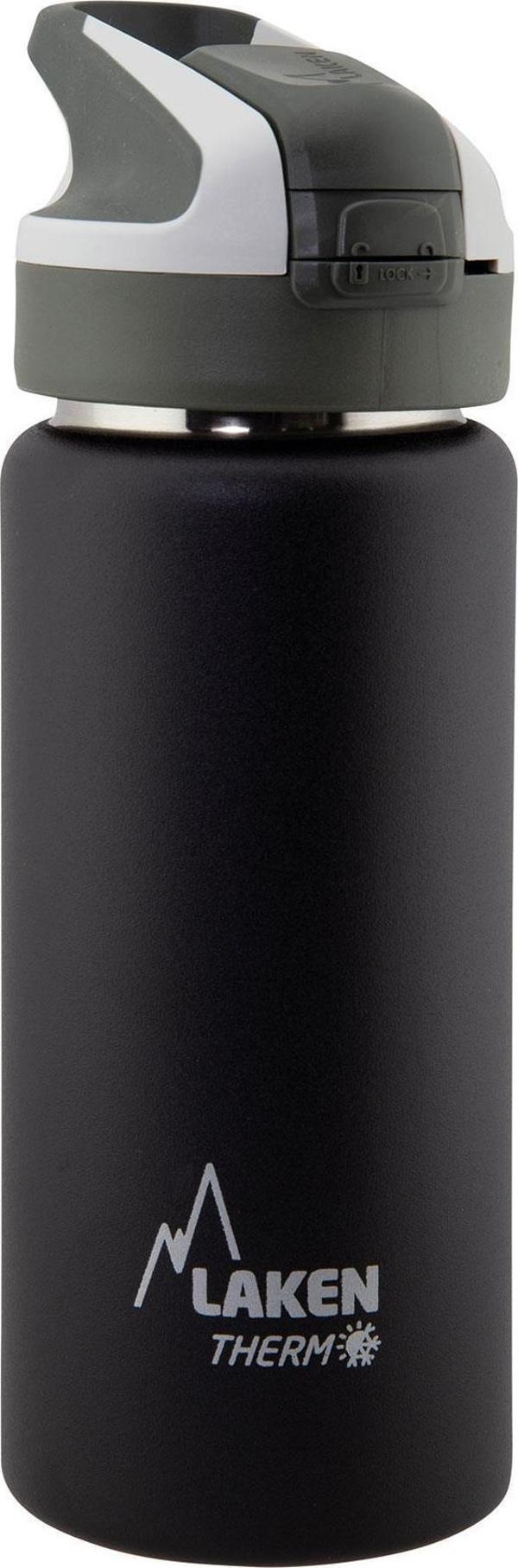 Laken Çelik 18/8 Summit Termos Şişe 0,50L - Siyah LKTS5N - Image 1