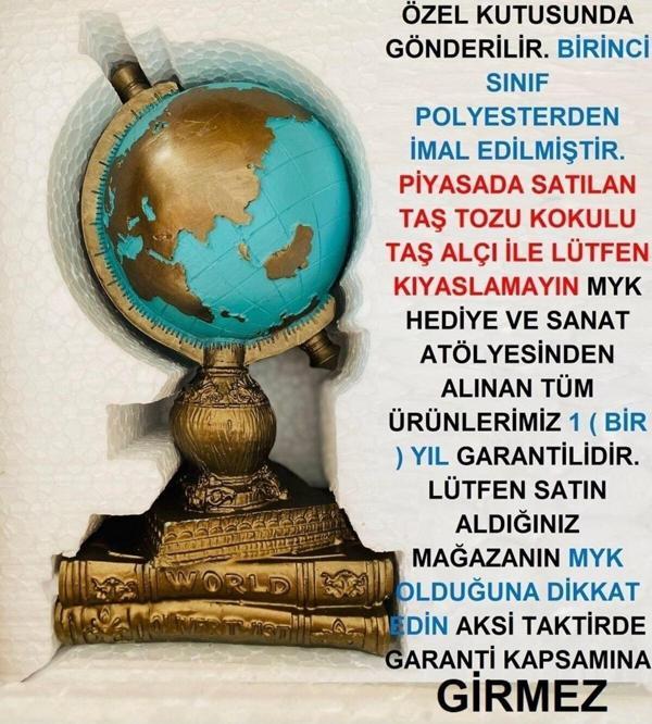 Myk Hediye Ve Sanat Atölyesi Dünya Kristal Küre Ofis Hediyesi - Image 1