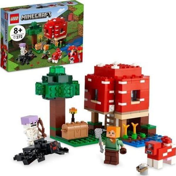 LEGO Minecraft® Mantar Evi 21179 +8 Yaş (272 Parça) - Image 1