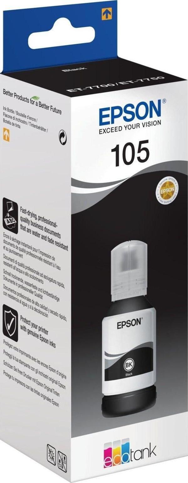 Epson 105-C13T00Q140 Siyah Orijinal Mürekkep- L7160- L7180 - Image 1