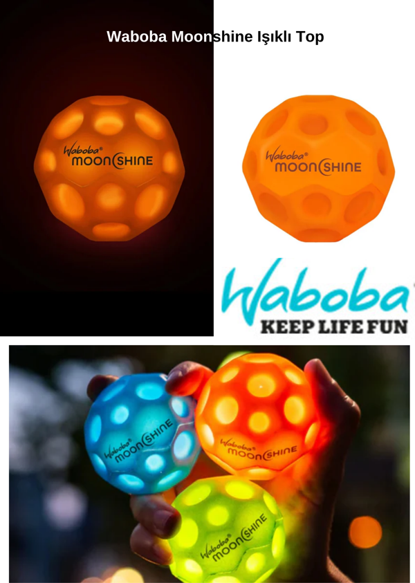 Waboba Moonshine Işıklı Top Turuncu - Image 1