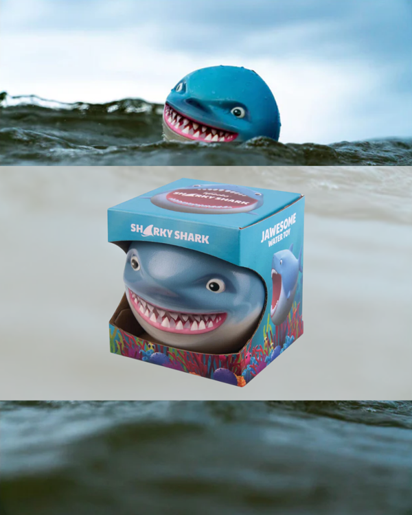 Waboba Sharky Shark Suda Batmayan Top - Image 1