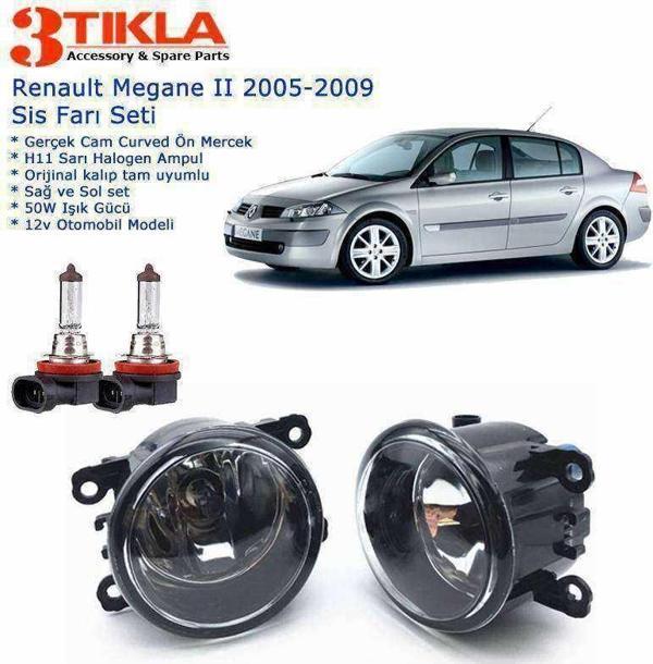 Renault Megane Sedan 2009 Sis Farı Set  Oem:  8200074008 - Image 1