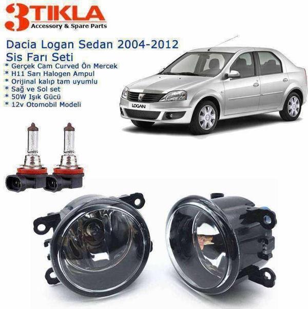 Dacia Logan Sedan 2005 Sis Farı Set  Oem:  8200074008 - Image 1