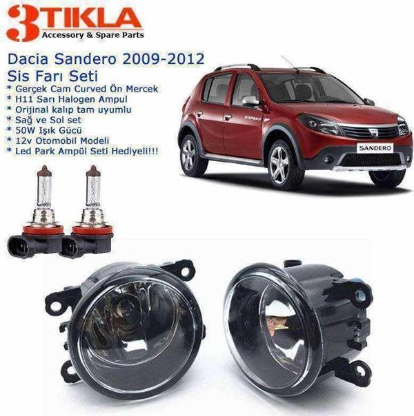 Dacia Sandero 2009-2012 Sis Farı Set Oem: 8200074008 - Image 1