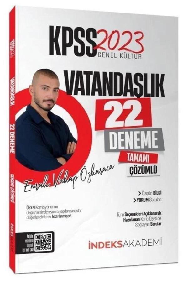 Hoca Kafası Yayınları 2023 Kpss Vatandaşlık 22 Deneme Akademi - Hoca Kafası Yayınları - Image 1