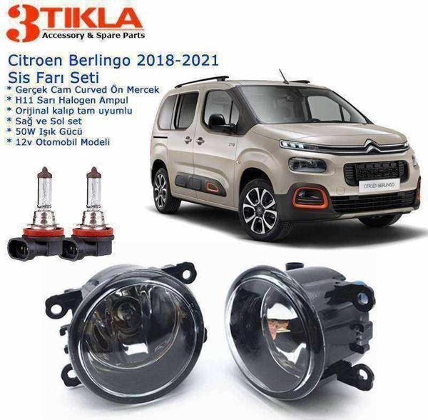 Citroen Berlingo 2021 Sis Farı Set  Oem:  8200074008 - Image 1
