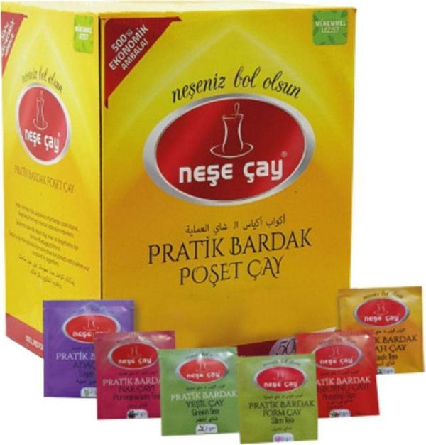 Neşe Çay Pratik Bardak Poşet Adaçayı Çayı 500 Adet (2 gr X 500 Adet) - Image 1