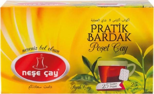 Neşe Çay Pratik Bardak Poşet Siyah Çay 25'li - Image 1