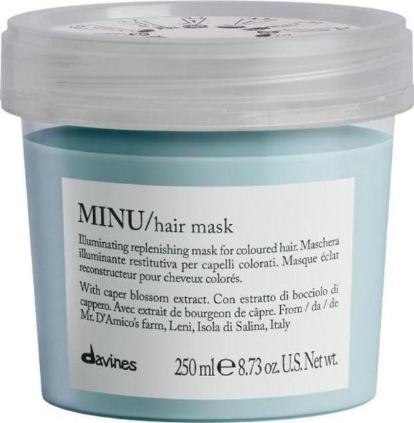 Davines Minu Hair Mask - Boyalı Saçlar Için Koruyucu Saç Maskesi 250 Ml - Image 1