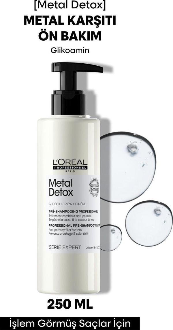 L'Oréal Paris Serie Expert Metal Detox Şampuan Öncesi Bakım 250Ml - Image 1