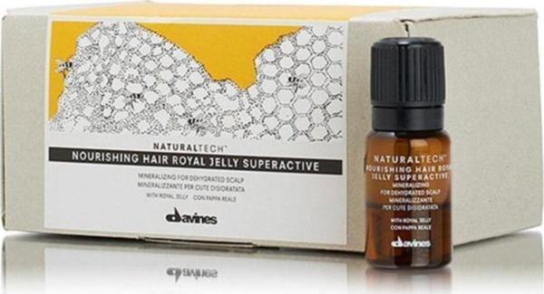 Davines Nourishing Hair Royal Jelly Superactive - Kuru Baş Derisi Için Arı Sütü Losyonu 6X8 Ml - Image 1