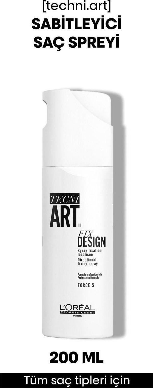 L'Oréal Paris Techni Art Fix Design Sabitleyici Saç Spreyi 200 Ml - Image 1