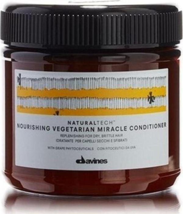 Davines Nourishing Vegetarian Miracle Conditioner - Yıpranmış Ve Kuru Saçlar Için Besleyici Saç Kremi 250 Ml - Image 1