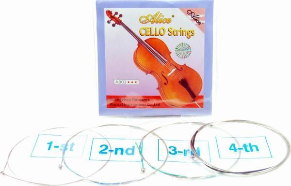 Alice Violoncello (Cello) Wire A803 High-Grade Cello Strings - Image 1