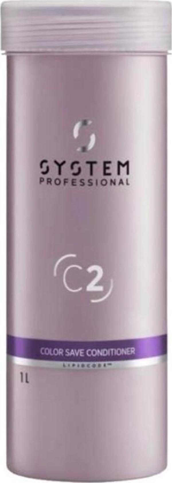System Professional Fibrachrome Color Save Renk Koruyucu Saç Bakım Kremi 1000Ml - Image 1