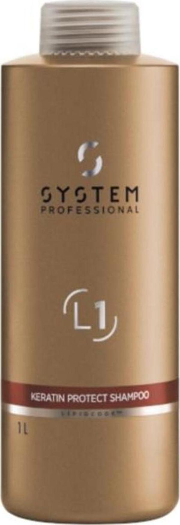 System Professional Luxeoil Kolay Tarama Keratin Koruyucu Saç Şampuanı 1000Ml - Image 1