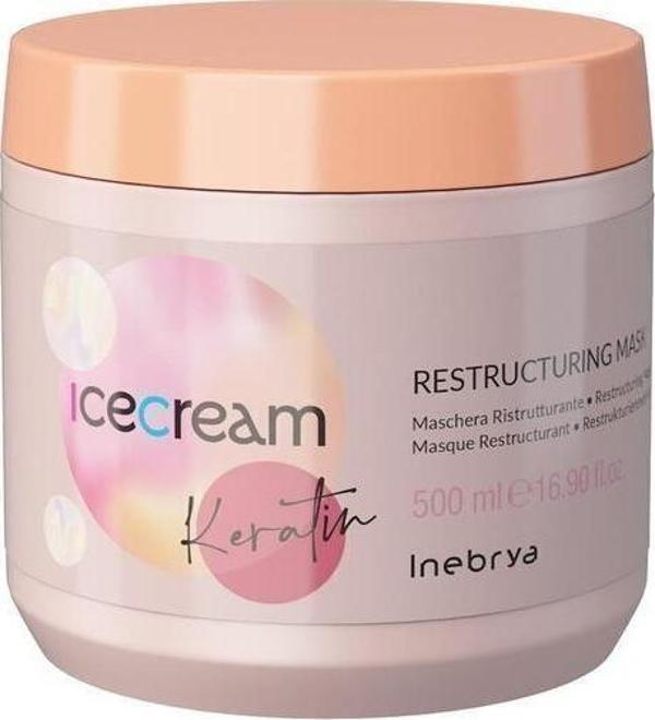 Inebrya Keratin Yeniden Yapilandirici Maske 500 Ml - Image 1